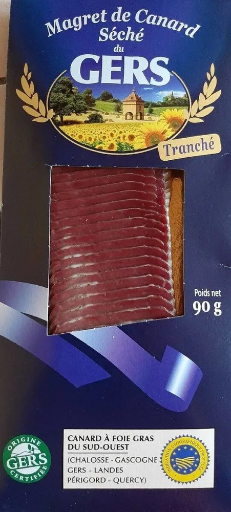 Magret de canard  séché du Gers