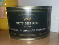Grattons de canard à l'échalote