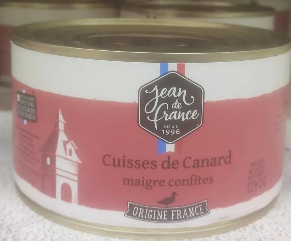 Cuisse de canard maigre confites