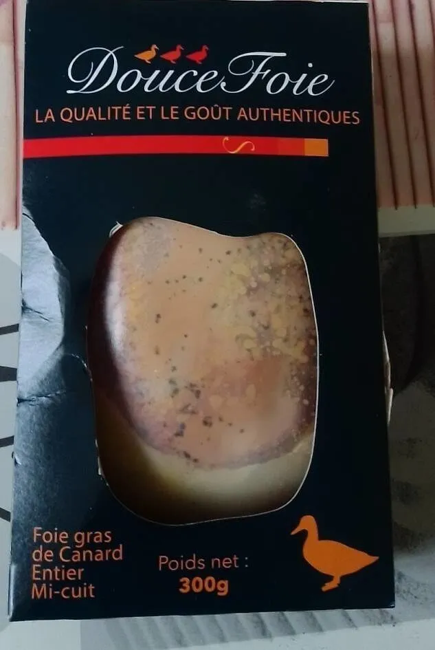 Foie gras de canard entier mi-cuit