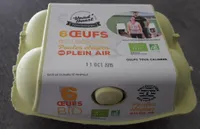6 Oeufs BIO élevé en plein air