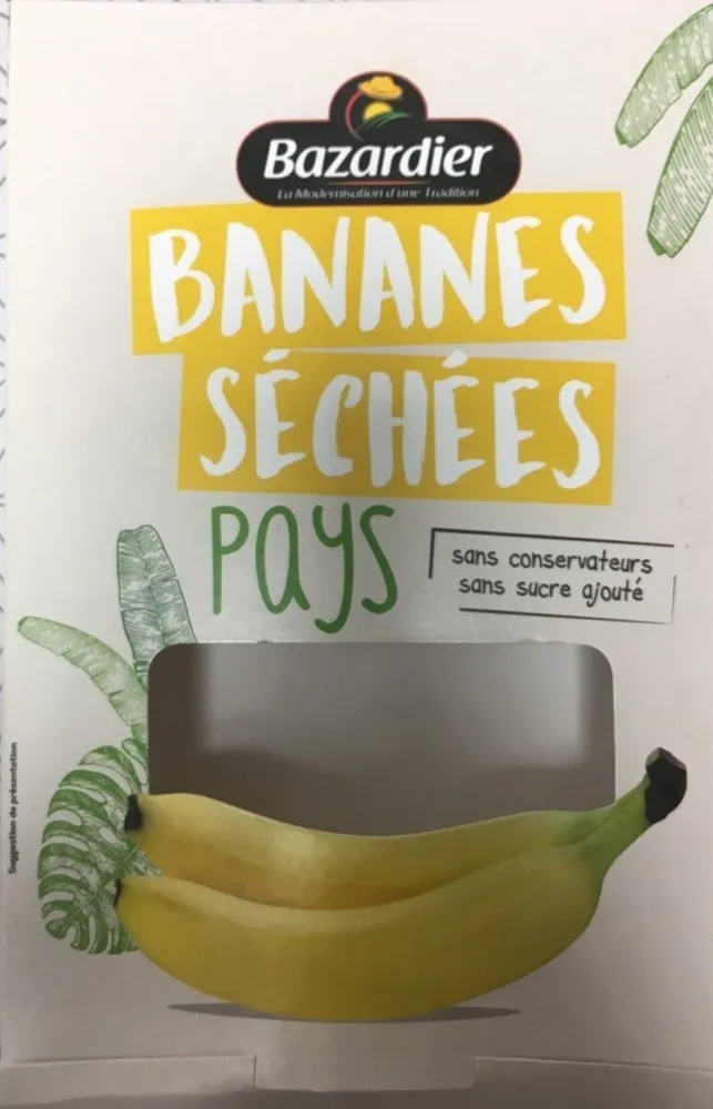 Bananes séchées pays