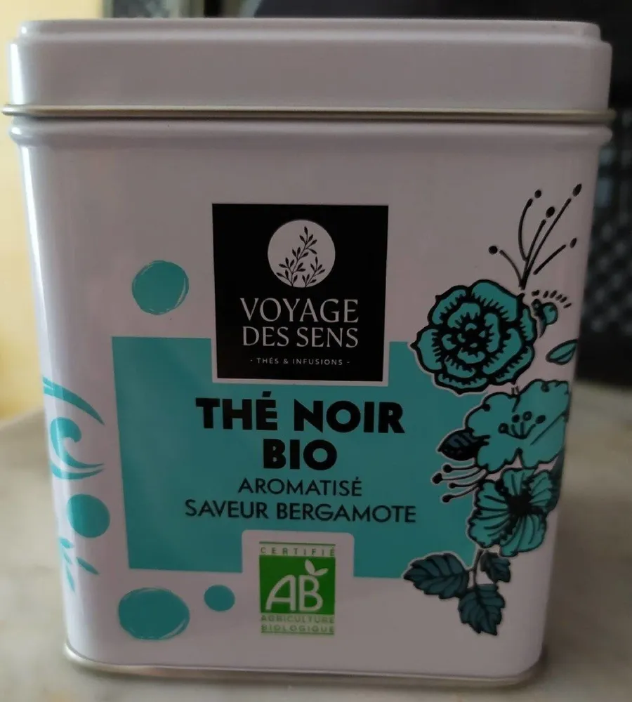 Thé noir bio saveur bergamote