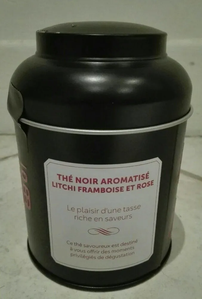 The aromatisé litchi framboise et rose