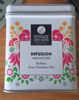 Infusion aromatisée cerise framboise rose