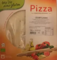 Pizza champignon sans gluten