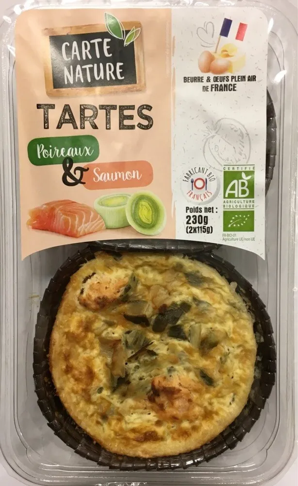 TARTES Poireaux & Saumon