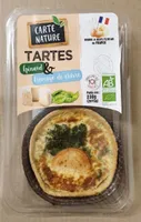 Tarte Epinards Chevre X2