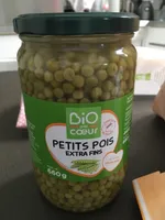 Petits Pois Extra Fins France 660G Bio Pcoeur Bio
