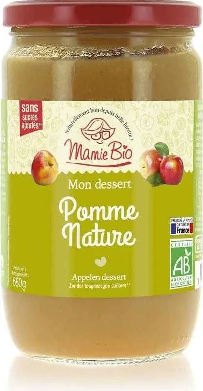 Purée de pomme France bio