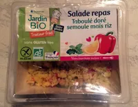 Salade repas taboulé doré semoule maïs riz