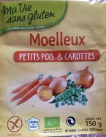 Cake salé sans gluten à base petit pois et carottes