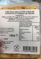 Moelleux courgettes et chevres