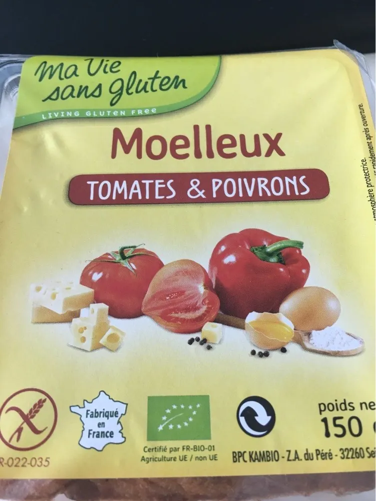 Moelleux tomates et poivrons