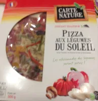Pizza legumes soleil