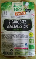 Saucisse végétal bio aux herbes
