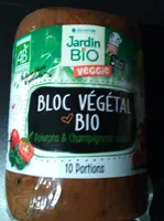 Bloc végétal bio:  poivrons et champignons shitake