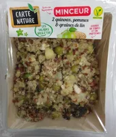 Salade minceur 2 quinoas, pommes & graines de lin