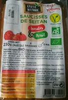 Saucisses de seitan tomates & persil