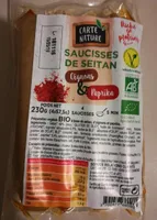 Saucisses de Seitan oignons & paprika