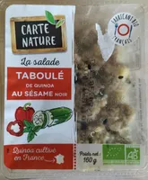 Taboule de Quinoa aux légumes et sésame noir