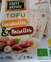 Tofu cacahuètes et noisettes