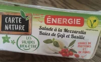 Salade a la mozzarella baies de goji et basilic