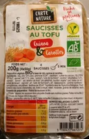 Saucisses au tofu quinoa et carottes