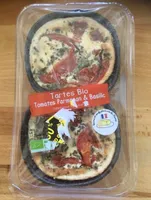 Tartes Bio Tomates Parmesan & Basilic