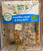 Lentilles corail et feta AOP