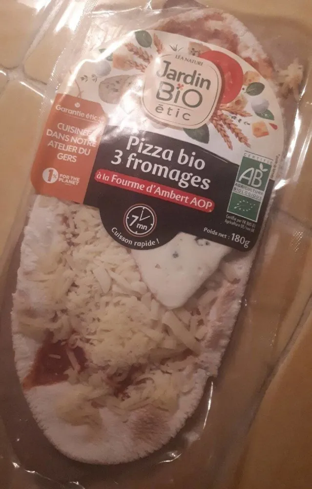 Pizza bio 3 fromages