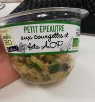 Petit épeautre aux courgettes feta aop