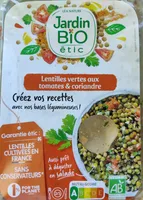 Lentilles vertes aux tomates & coriandre