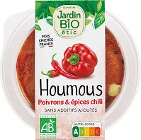 Houmous poivrons & épices chili