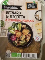 6 bouchées épinard & ricotta à l'emmental français