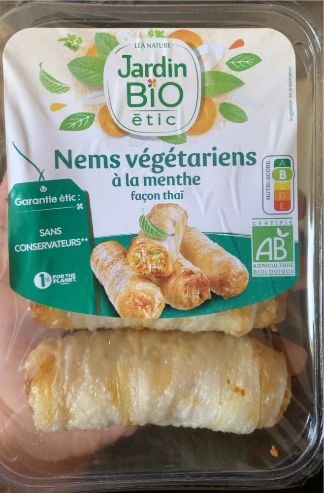 Nems végétariens a la menthe façon thaï