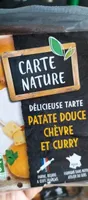 Tarte patate douce chèvre et curry