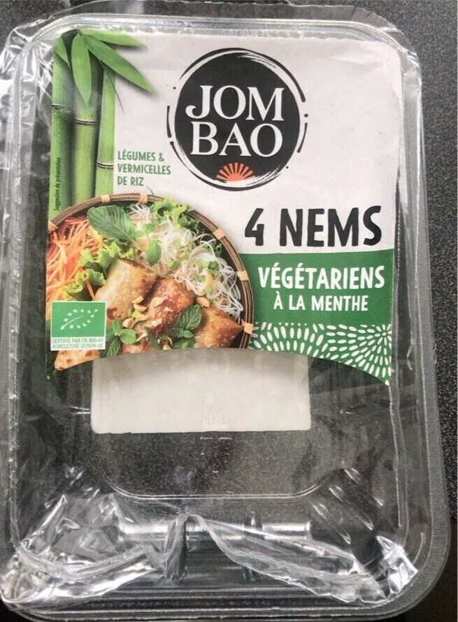 4 Nems végétariens à la menthe