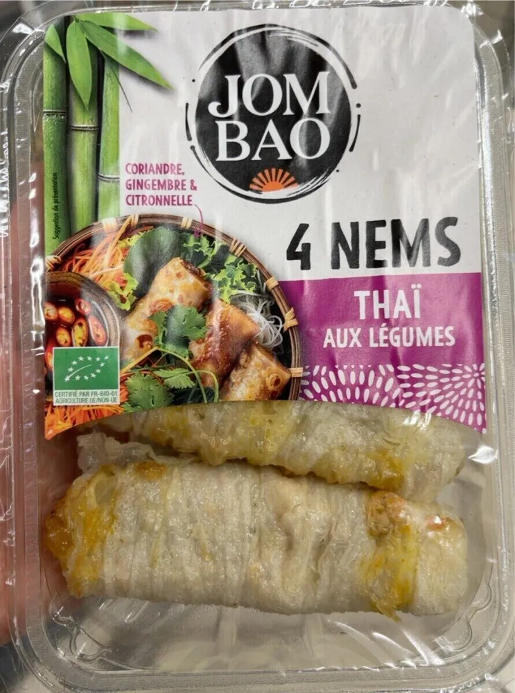 4 nems thai aux legumes