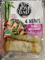 4 nems thai aux legumes