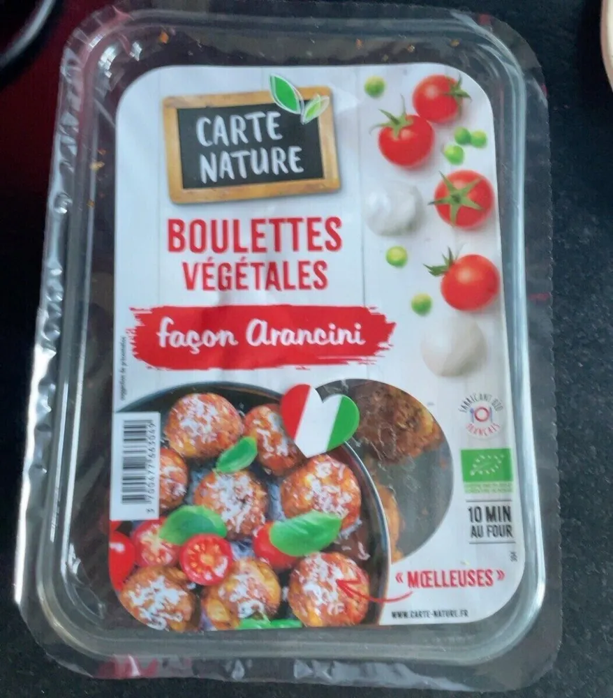 Boulettes végétales façon arancini