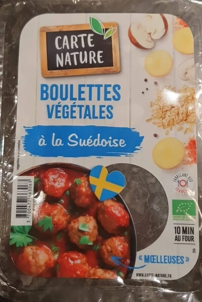 Boulettes végétales à la suédoise