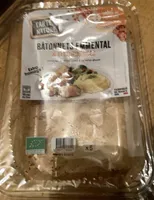 Batonnets emmental et legumineuses