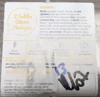 2 sablés citron mringué