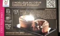 2 Moelleux au cœur chocolat fondant
