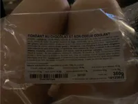 Gondant au chocolat et son coeur coulant