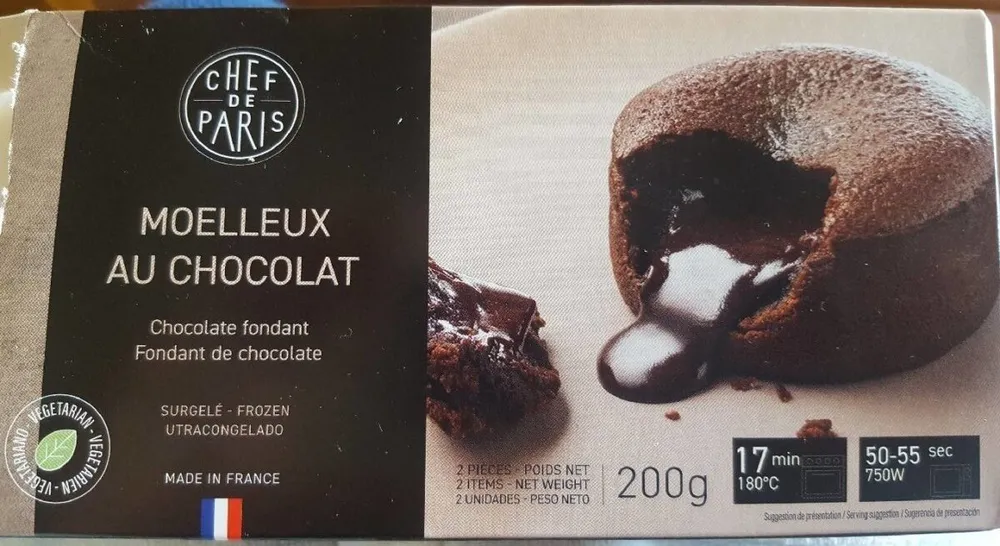 Moelleux au chocolat