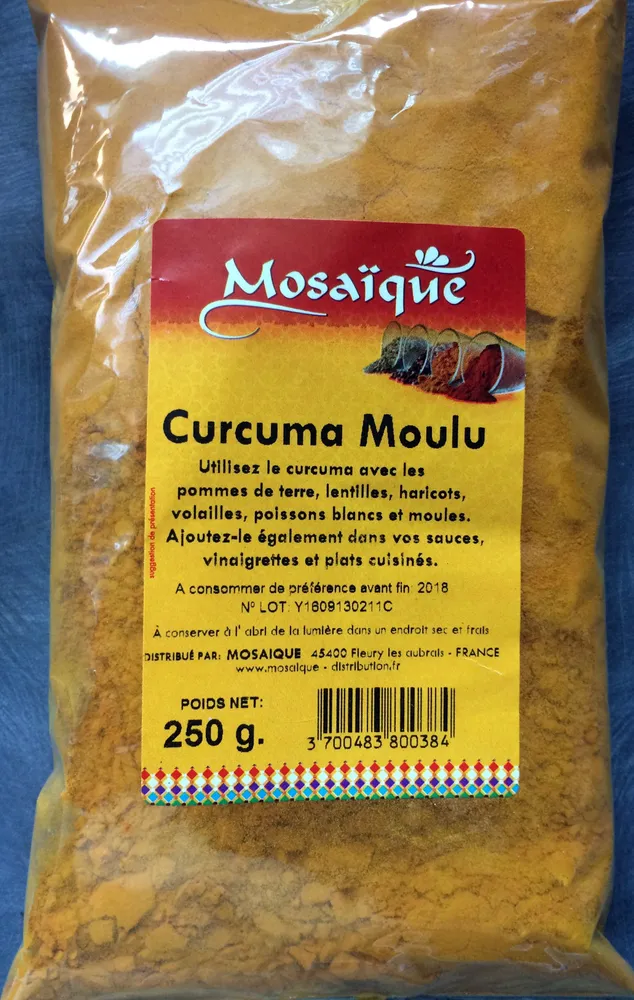 Curcuma moulu