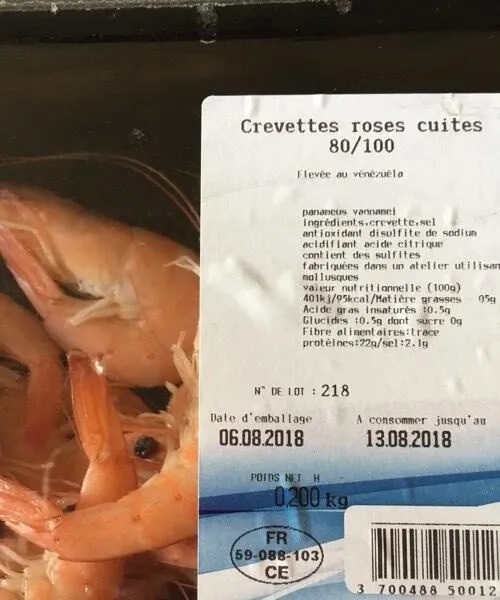 Crevettes roses