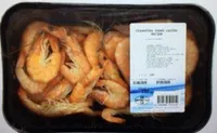 Crevettes roses cuites